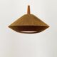 Suspension en teck et en raffia Bast par Temde