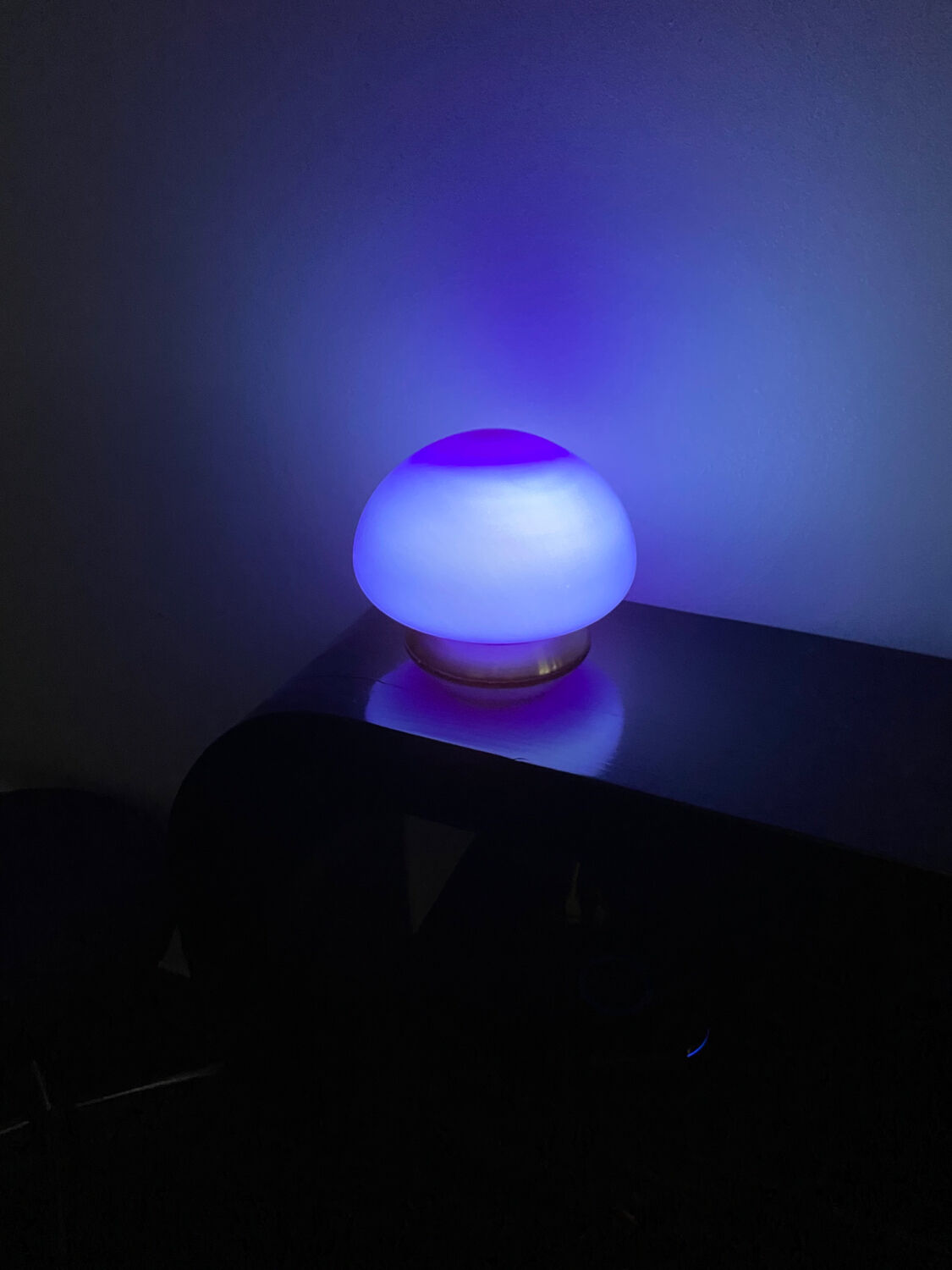 Lampe vintage ovni touch de forme champignon