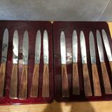 Box of 12 vintage table knives