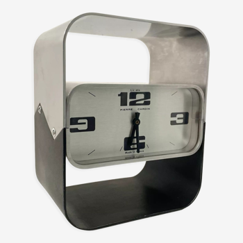 Table clock Pierre Cardin, Lic Ato, Jaeger, 1970