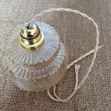Glass pendant light