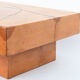 Table basse gainée de cuir