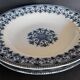 Paire d'assiettes un creuse et une plate Badonviller décor Oriental début X