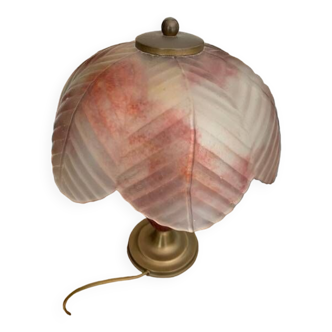 Kaelle lamp glass paste lampshade brass base