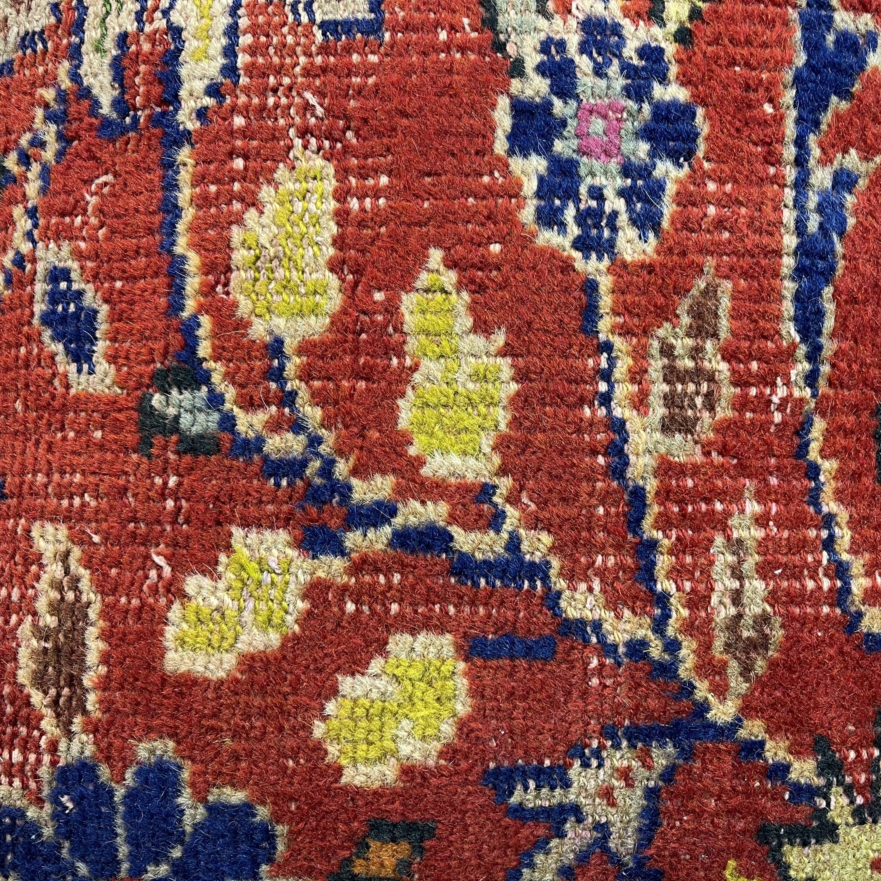 Housse de coussin de tapis turc vintage 45 x 45 cm