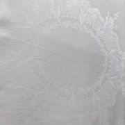 Large damask tablecloth - 2m x 4m10 - monogrammed BL, 1930
