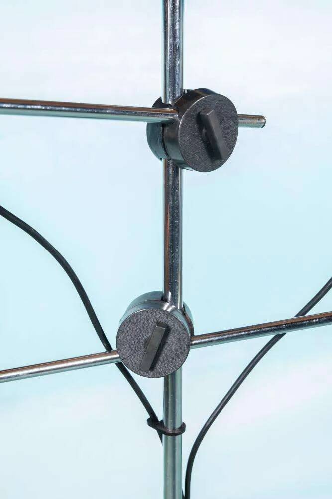 Space-age floor lamp with adjustable spots from the 1970s.