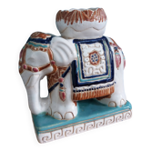 Elephant signed plant holder or candle holder