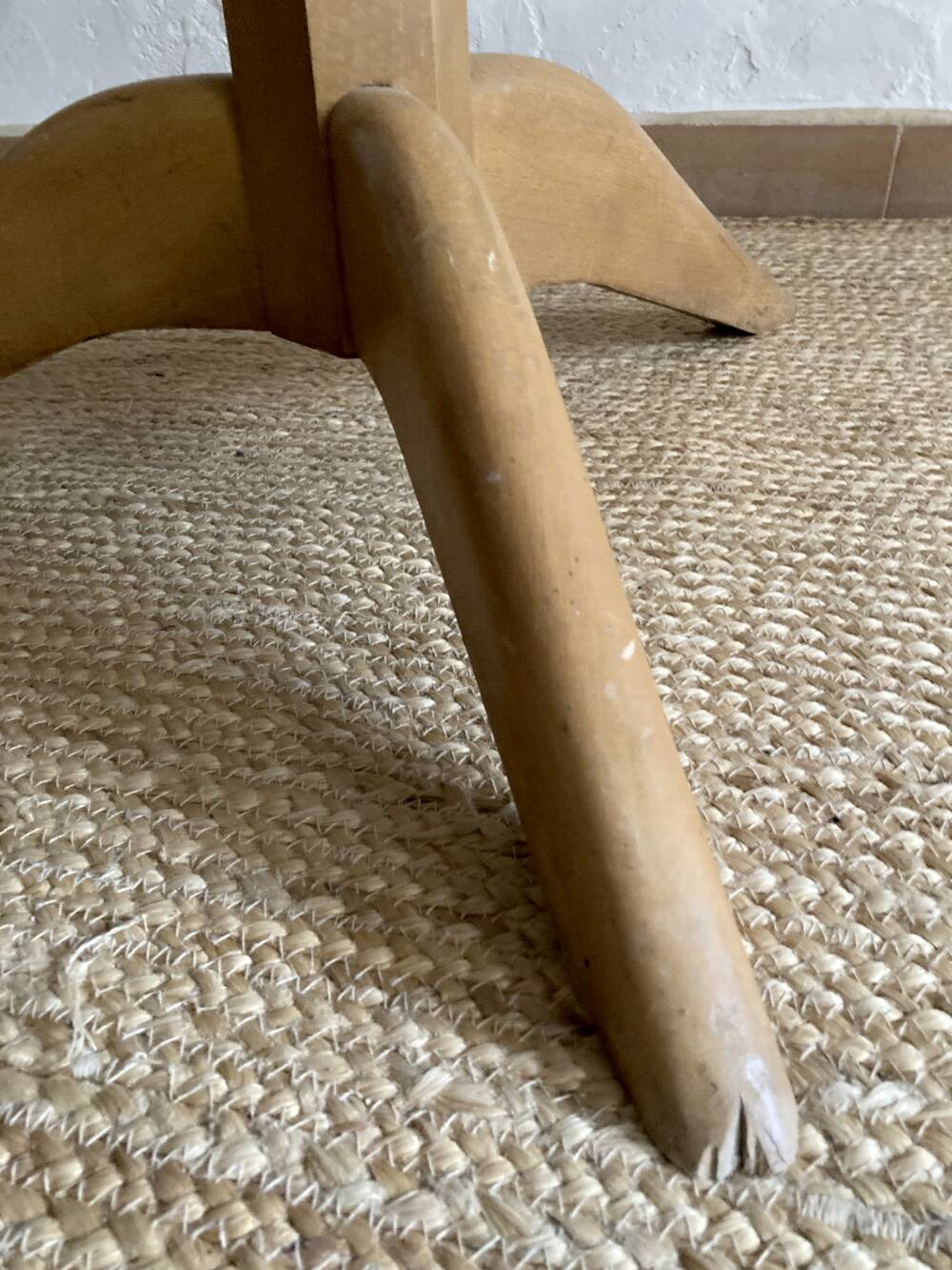 Portemanteau en bois de hêtre Stella, années 1950