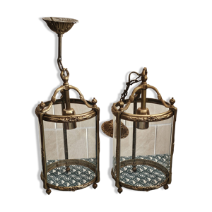 Paire de lanternes de