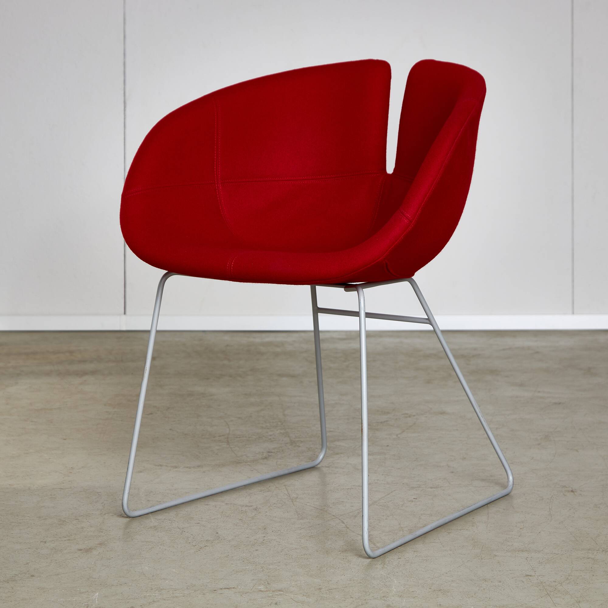 Fjord Chairs in Red by Patricia Urquiola for Moroso, 2002
