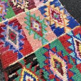 Tapis Berbere Boucherouite 90x200 Cm