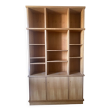 Modular library in solid wood