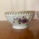 2 Violet Bowls Porcelain by Chauvigny Deshoulières