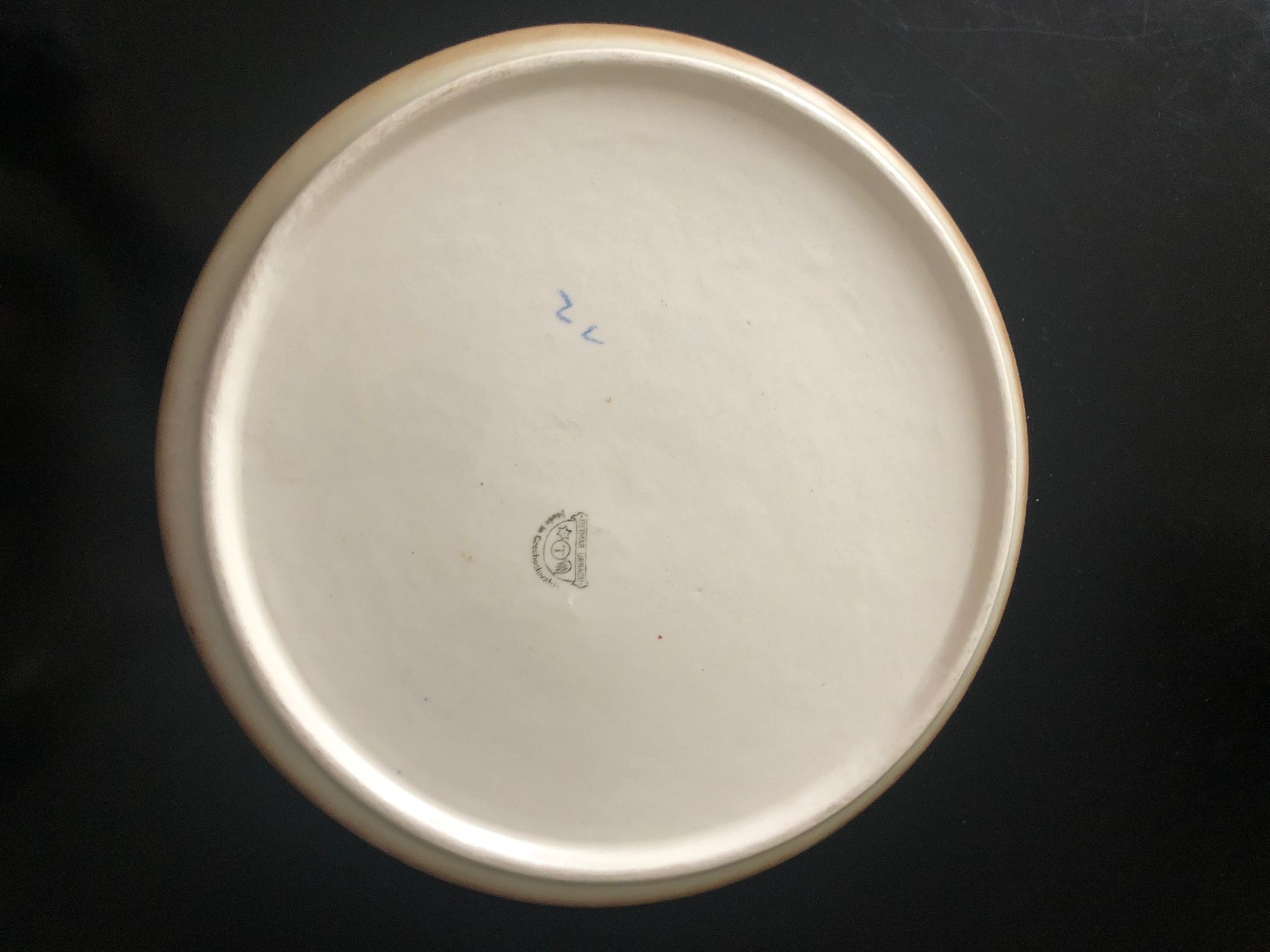dish in faience art deco ditmar urbach