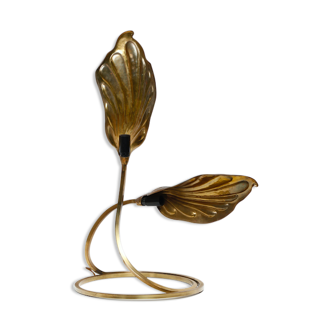 Double leaf lamp, Carlo Giorgi design, Bottega Gadda edition