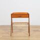 Mid-Century Teak and Rattan Nightstands by Søren Rasmussen, Denmark, 1960s,