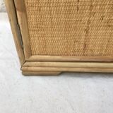 Vintage rattan sideboard