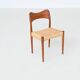 Arne Hovmand Olsen set of eight dining chairs in oak Mogens Kold Denmark 19