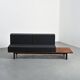 Cansado bench in mahogany by Charlotte Perriand, Mauritania, 1962