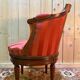 Louis XVI style swivel office chair