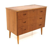 Scandinavian teak chest of drawers, Sweden, 1960