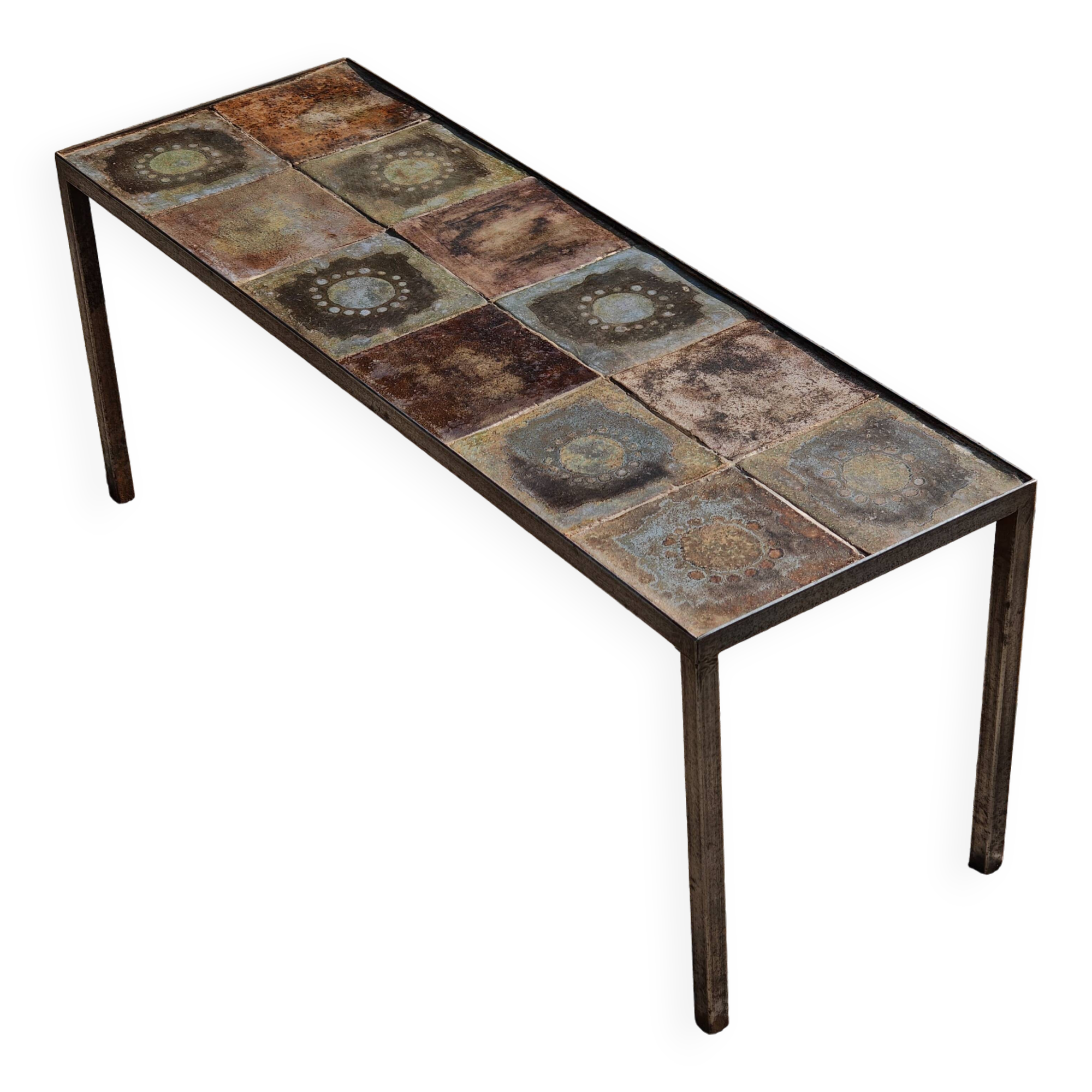 Vintage ceramic coffee table