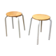 Pair of industrial stools