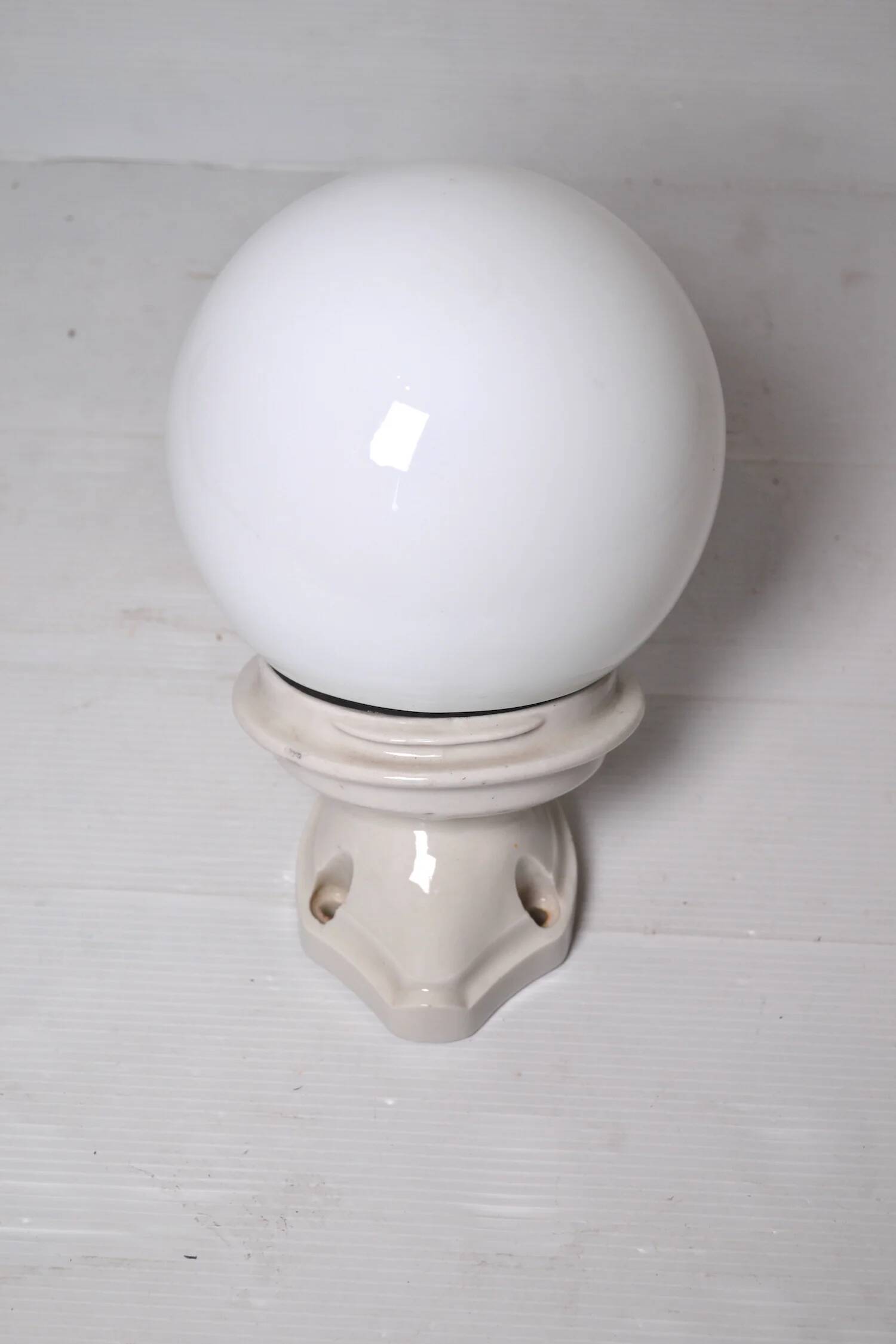 Vintage porcelain wall sconce