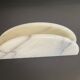 Vintage white marble mail holder