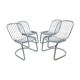 4 chrome chairs