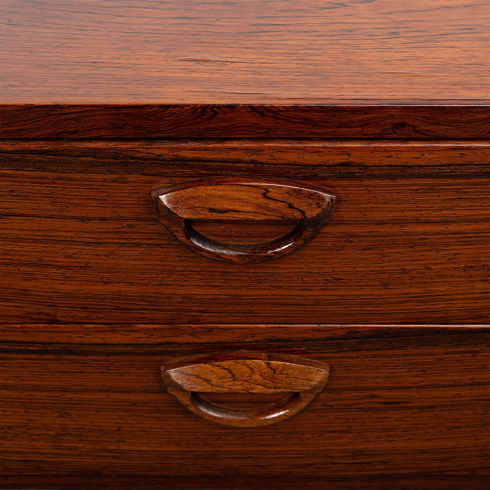 Danish Design Rosewood Chest of Drawers by Kai Kristiansen, 1960s