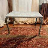 COFFEE TABLE / VINTAGE MARBLE COFFEE TABLE