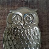 Brass owl pocket tray