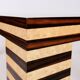 Memphis style dining table, wood, Italy