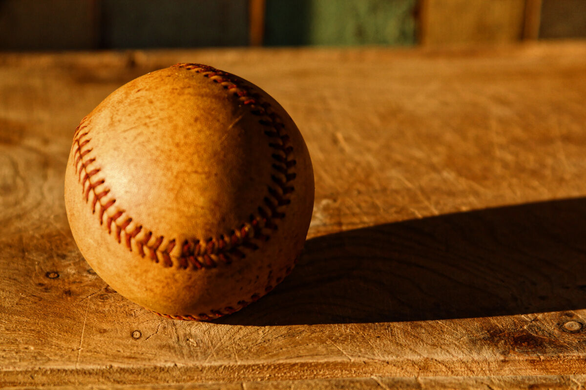 Balle de baseball vintage