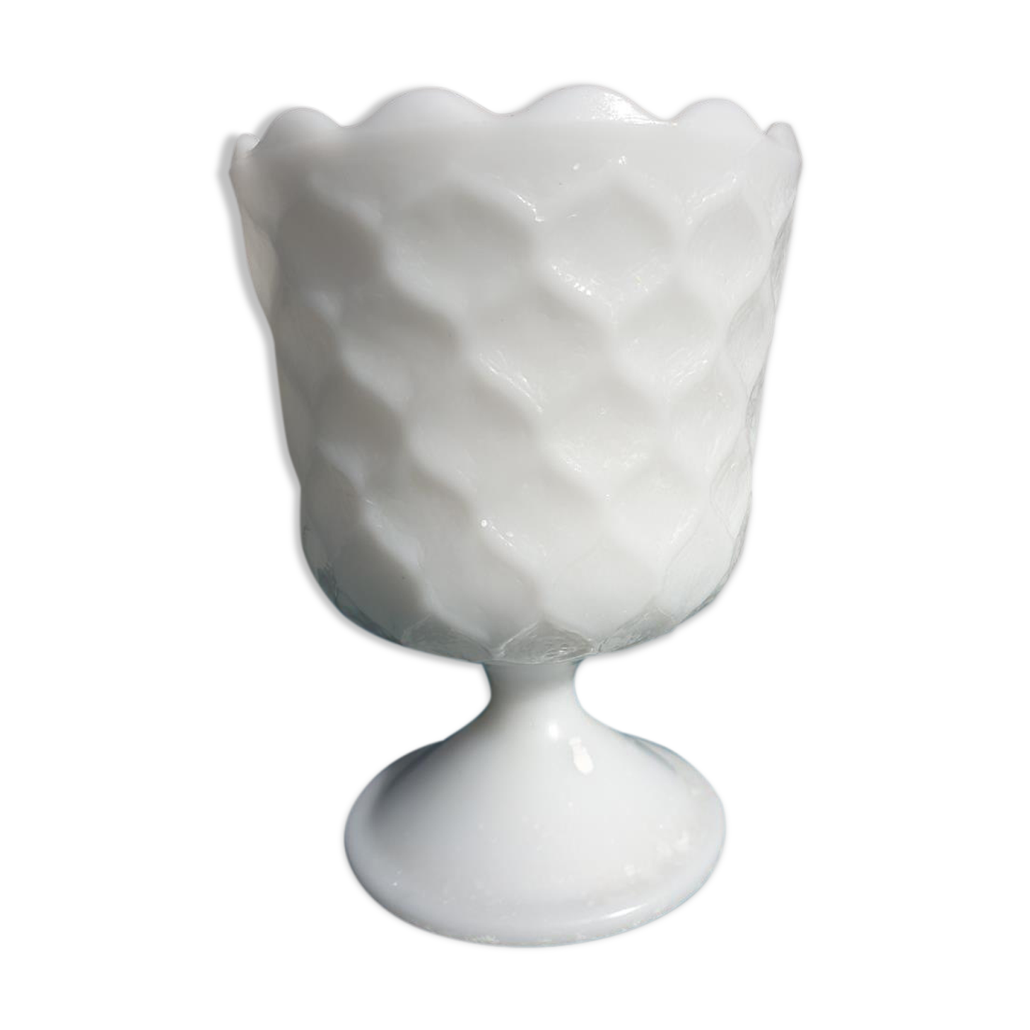Opaline cup vase Brody USA 1950