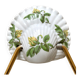 Old napkin holder in shell porcelain