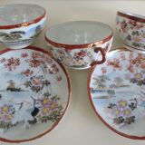Tasses  et sous tasses  anciennes porcelaine japon