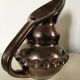 Pitcher ceramic iridescent signed Vallauris Giraud