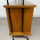 1950s wooden and metal bookshelf shelf