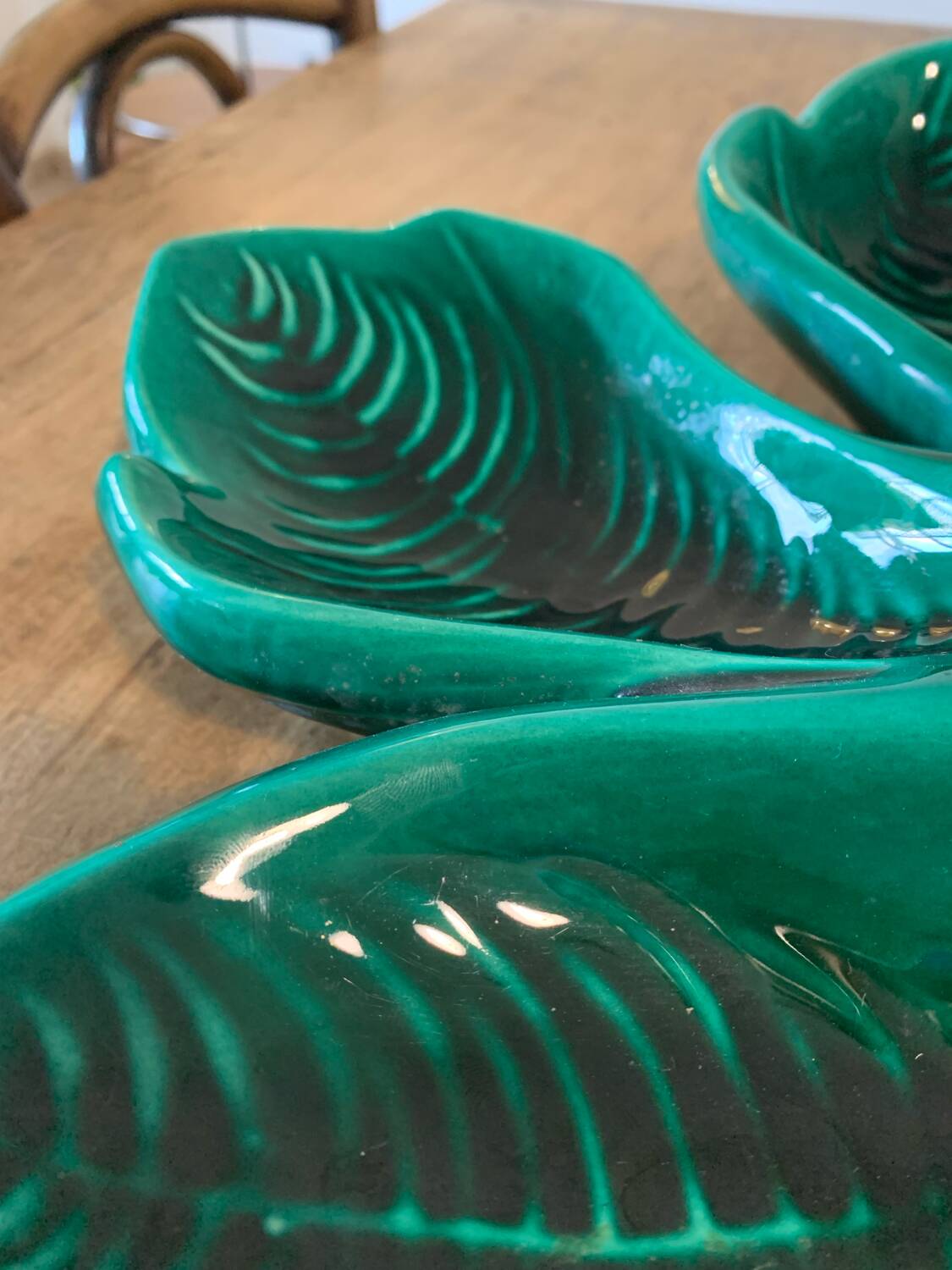 Old ceramic dish in the Vallauris style