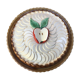 Lid pie dish Kitch "apples"