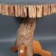 Brutalist teak stool or side table, 13 kg, 2 available D344 /1/
