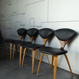 Chairs plywood teak of Norman Cherner, Plycraft, USA, lot 4