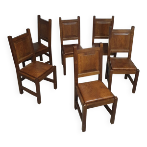 6 chaises brutalistes - milieu