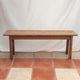 Light wood farmhouse bench around the years 1960-1970 dimension: height -44.5cm- width -103cm-