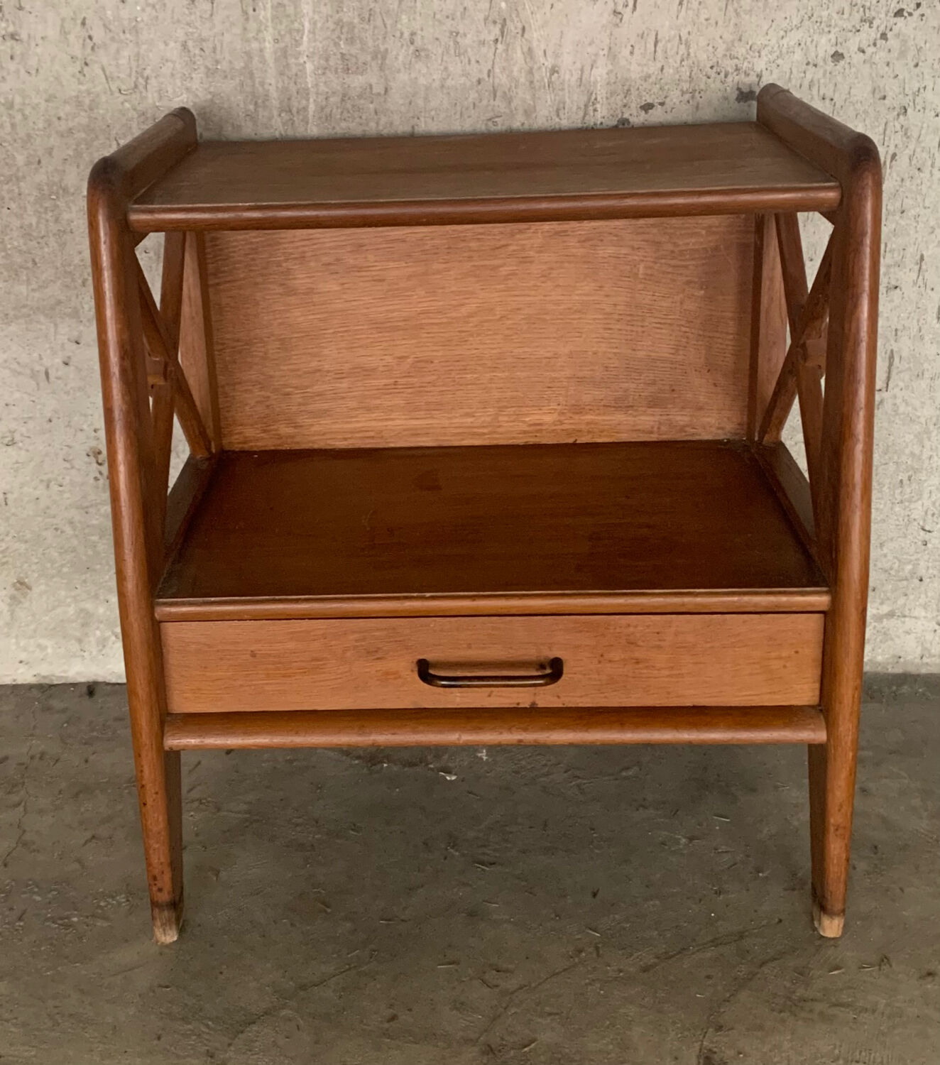 Bedside table wooden 50s