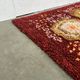 Tapis en laine vintage scandinave, Rya, Suède années 1960