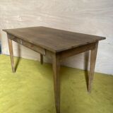 Real oak farmhouse table from the late 1800s.